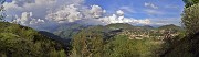 50 Dalle alture di Salmezza panorama verso Altopiano Selvino-Aviatico, Cornagera-Poieto, Suchello e Alben tra le nuvole